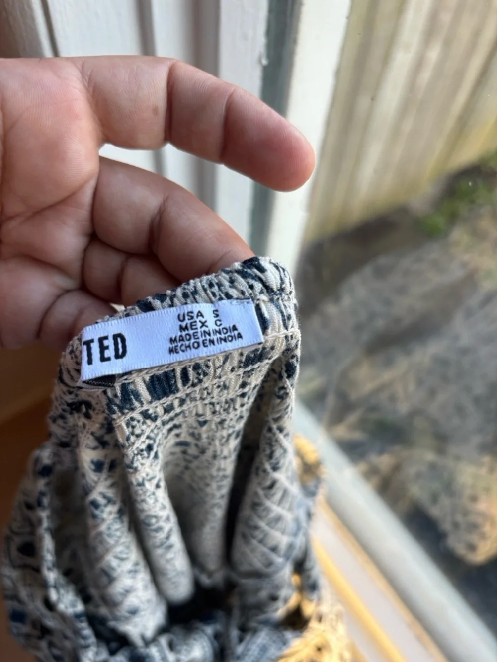 Devoted Boho Chic Maxi Dress – Puff Sleeve Smocked Waist | Size S - Picture 7 of 12